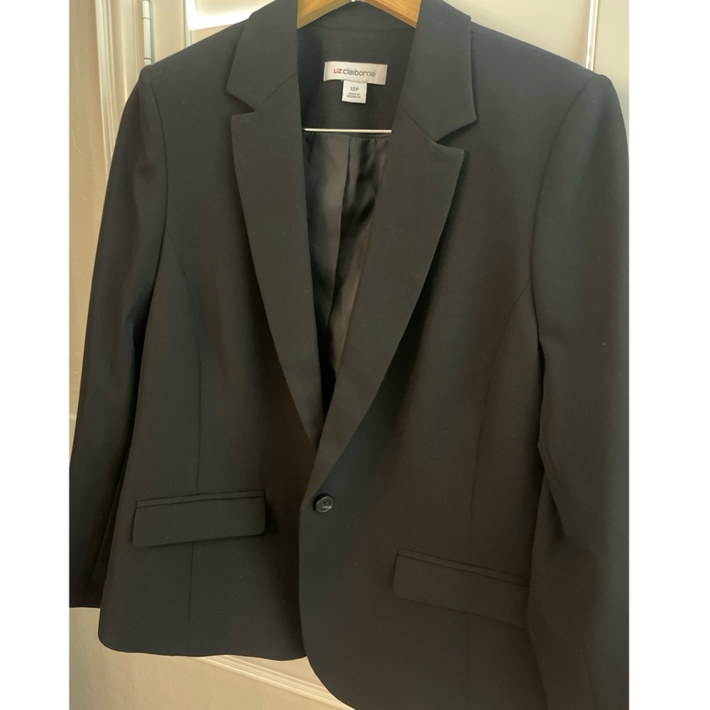 Liz Claiborne Black Suit Jacket